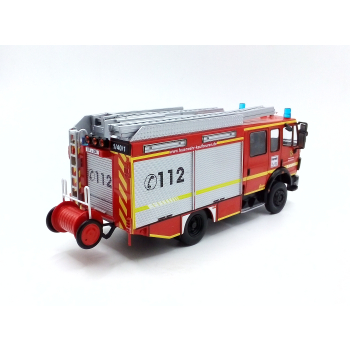 Mercedes-Benz SK 1224 LF16/12 Ziegler Double Cabine Feuerwehr Straż Pożarna 1995 - skala 1:43 - Hachette